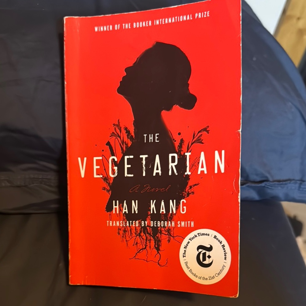 The Vegetarian by Han Kang - Red Cover